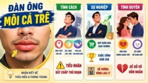 Xem tướng môi cá trê: Chi tiết điềm báo và cách cải vận hiệu quả 4 Đặc điểm đàn ông môi cá trê