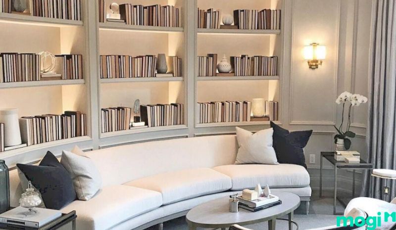Phòng đọc sách đẹp sẽ kích thích việc đọc sách của người sở hữu
