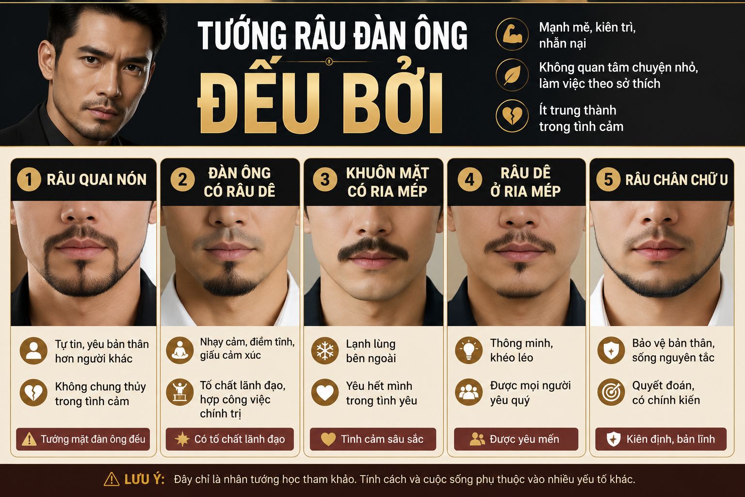 Chi Tiết Dấu Hiệu Tướng Mặt Đàn Ông Đểu Mà Phụ Nữ Cần Tránh Xa 13 Xem tướng mặt đàn ông đểu qua râu