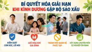 Hóa giải khi Sao Kình Dương gặp bộ sao xấu