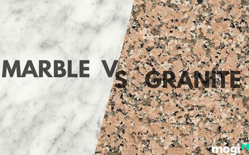 so sánh đá marble và đá granite