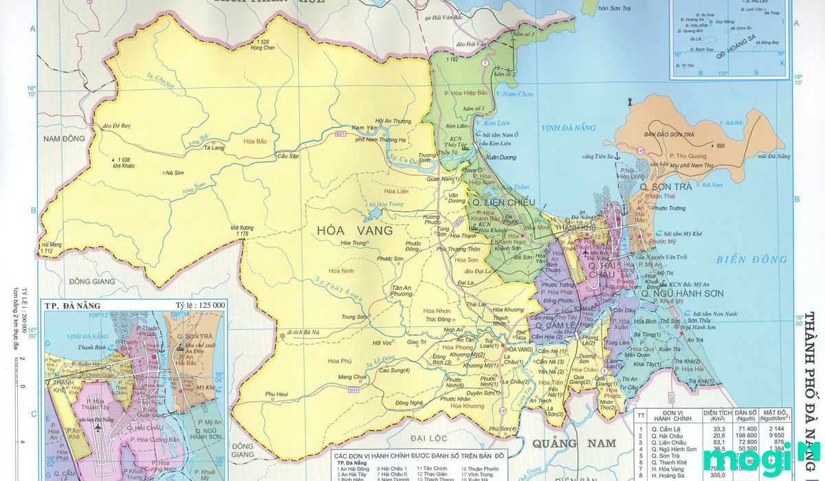 Vị trí địa lý Đà Nẵng