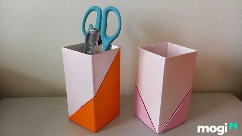 Sản phẩm tái chế từ giấy: Hộp đựng bút