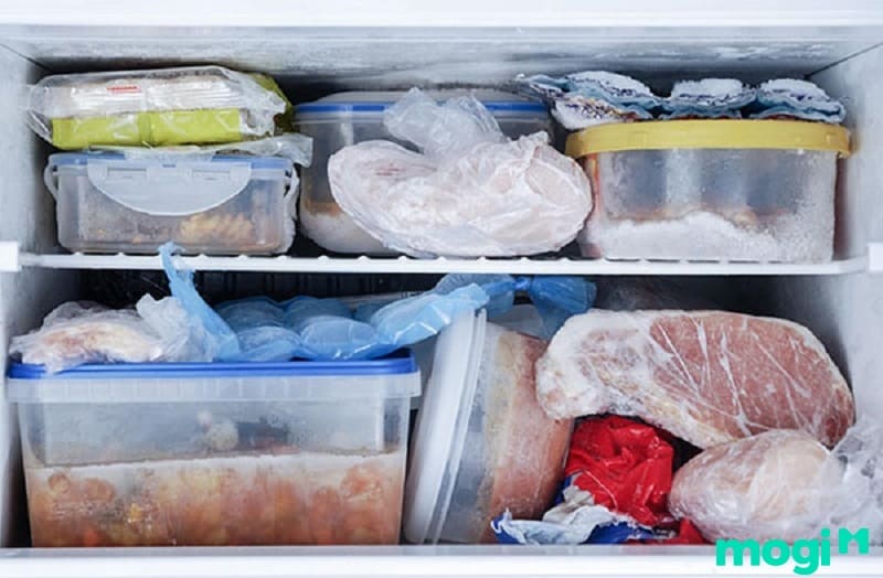 Nguyên nhân tủ lạnh không đông đá - ngăn đông có quá nhiều thực phẩm