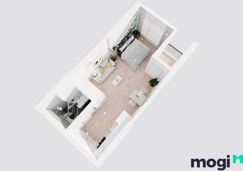 Để thiết kế căn hộ studio đẹp cần chọn nội thất đơn giản, thông minh