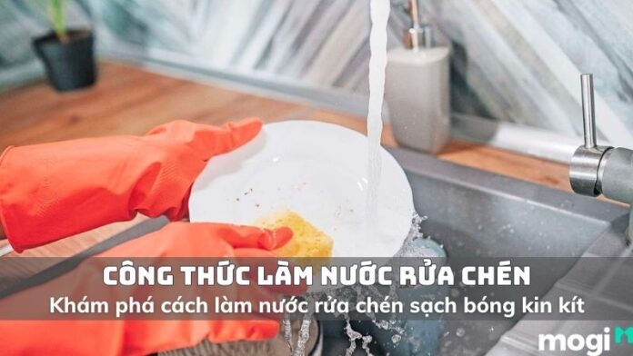 công thức làm nước rửa chén