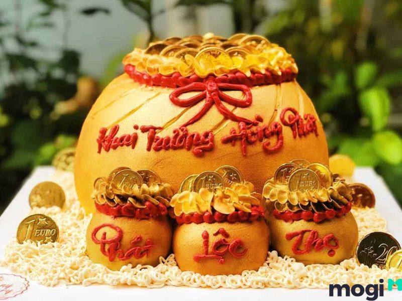 Mẫu 3: Quà mừng khai trương - Bánh kem