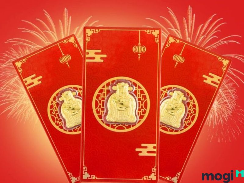 Mẫu 2: Quà mừng khai trương - Phong bao may mắn