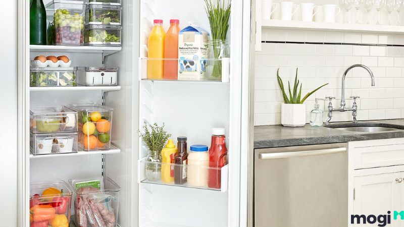 Cách khử mùi tủ lạnh bằng cách sắp xếp tủ