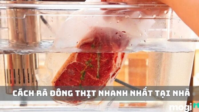 cách rã đông thịt nhanh nhất