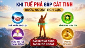 Sao Tuế Phá tỏa mệnh: Xáo trộn, đấu tranh và hao hụt 12 Khi Tuế Phá gặp Cát Tinh