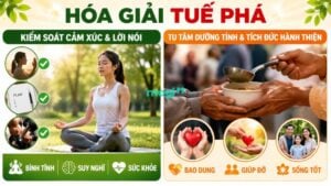 Sao Tuế Phá tỏa mệnh: Xáo trộn, đấu tranh và hao hụt 13 Hóa giải Tuế Phá bằng kiểm soát cảm xúc và tu tâm dưỡng tính