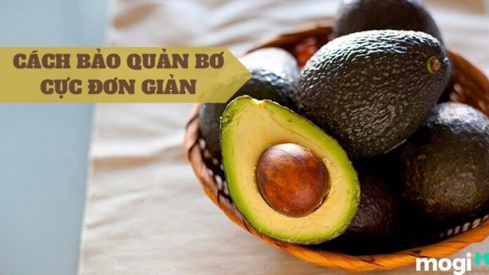 Cách bảo quản bơ