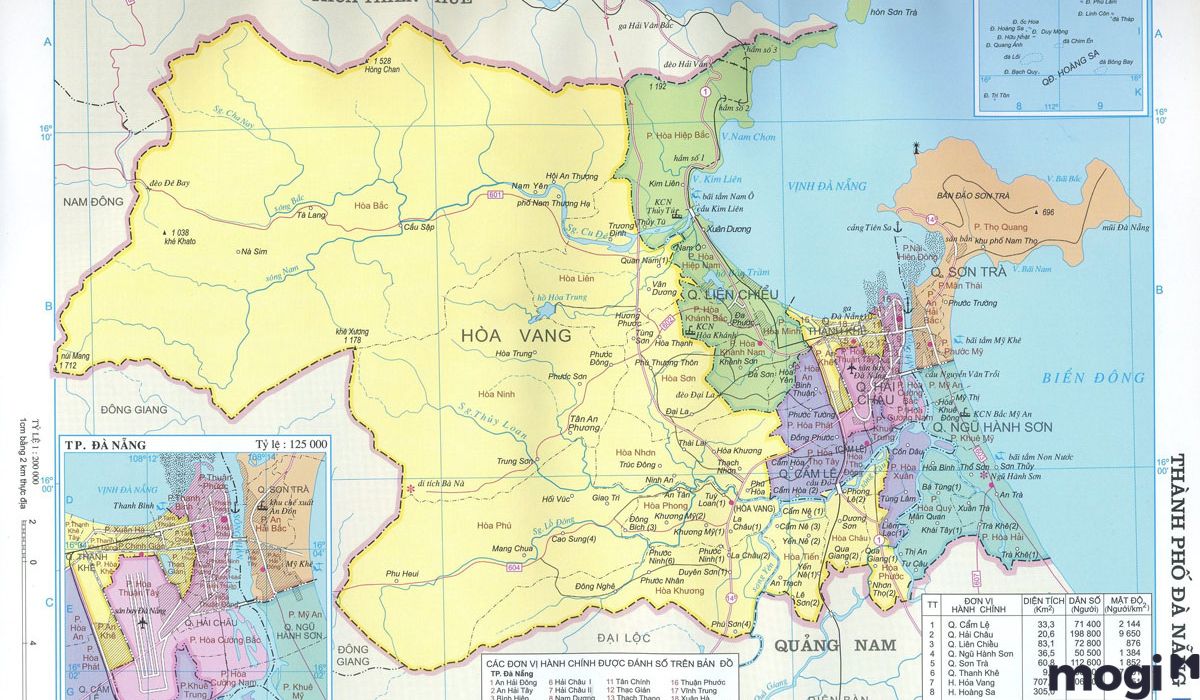 Vị trí địa lý Đà Nẵng