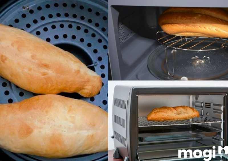 Cách bảo quản bánh mì bằng nướng hoặc hấp lại bánh mì