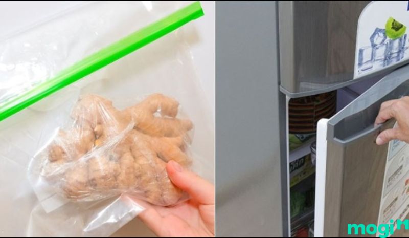 Cách bảo quản gừng tươi trong tủ lạnh được nhiều người lựa chọn