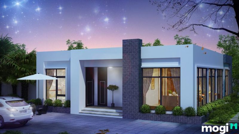 Chi phí xây nhà cấp 4 mái tôn 80m2