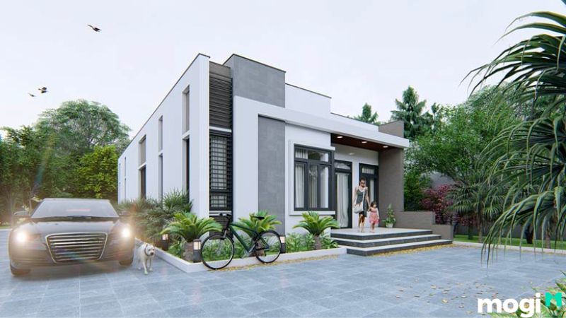 Chi phí xây nhà cấp 4 mái tôn 80m2