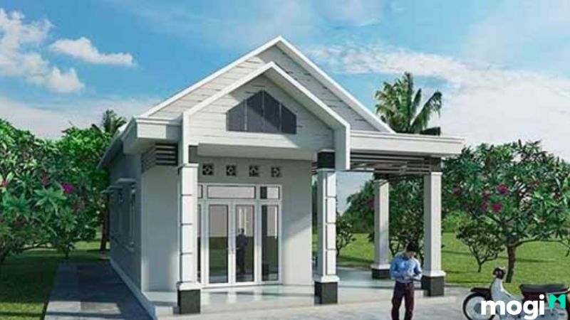 Chi phí xây nhà cấp 4 mái tôn 80m2