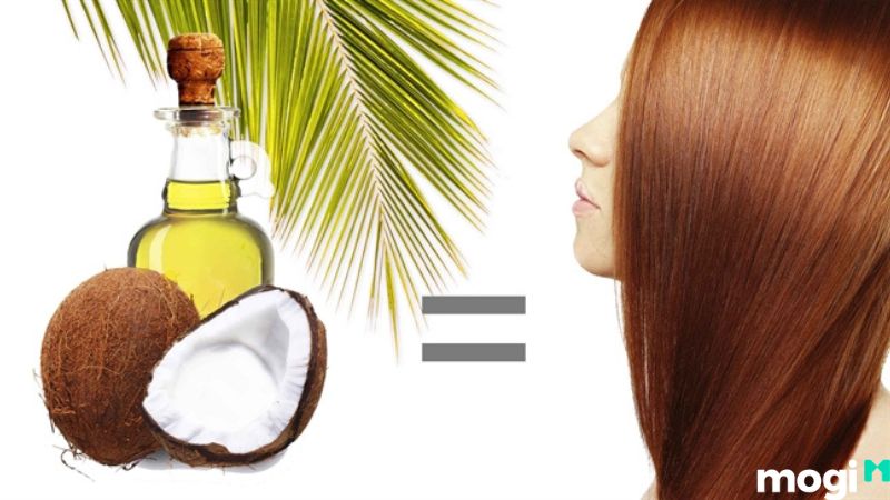 Dưỡng tóc bằng dầu dừa