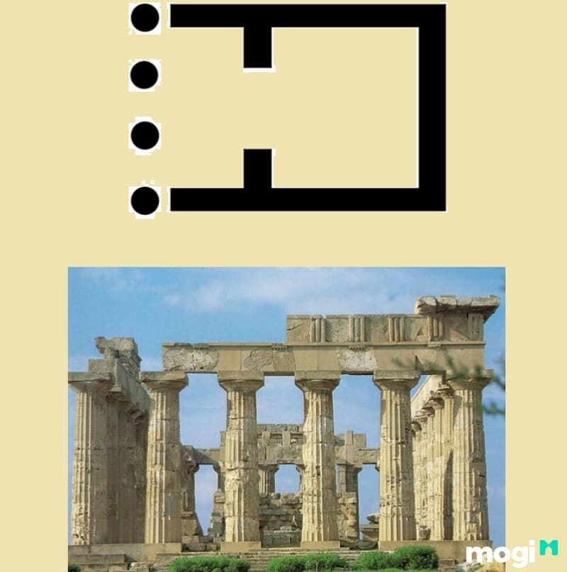 Kiến trúc đền thờ ở Selinus là công trình nổi bật nhất cho đền thờ Prostyle