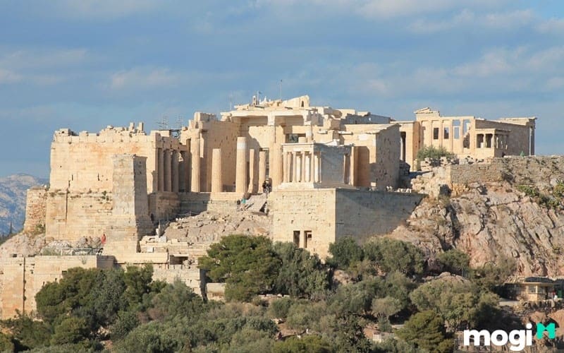 Thành cổ Acropolis là công trình kiến trúc Hy Lạp rất hoành tráng