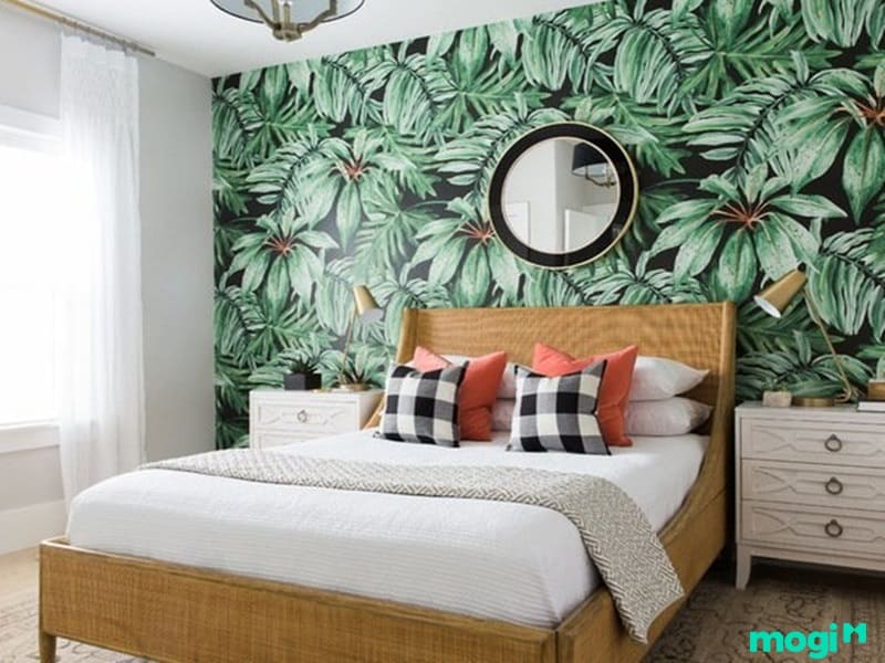 Mẫu phòng ngủ phong cách Tropical