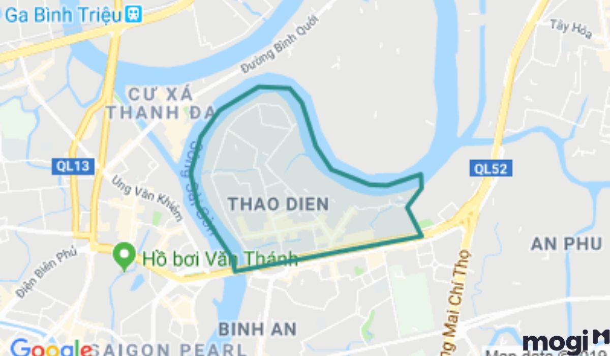 Vị trí phường Thảo Điền