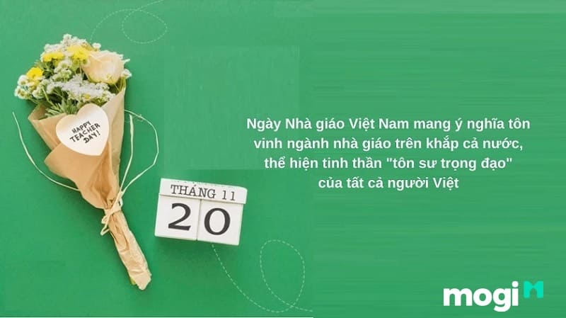 Ý nghĩa của ngày Nhà giáo Việt Nam