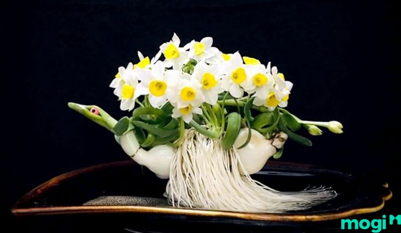 Thủy tiên trắng cũng là một lựa chọn tốt trong các loại hoa tặng người yêu