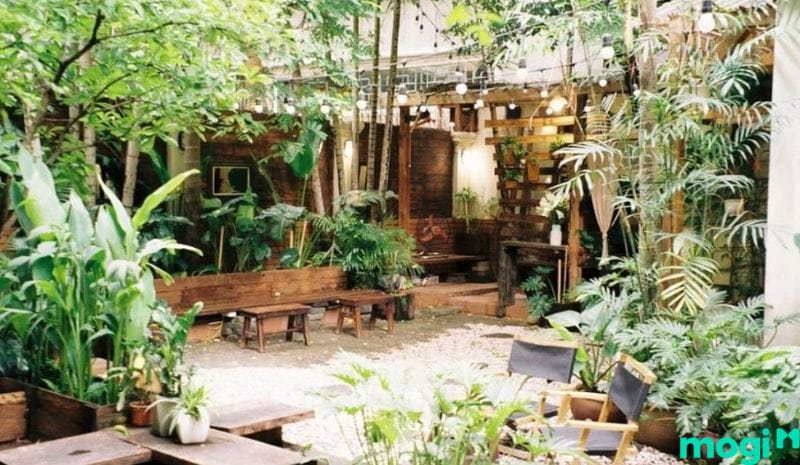 Mở quán cà phê sân vườn nhỏ