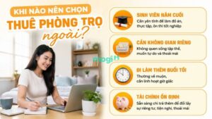 Ký túc xá hay phòng trọ? Đâu là lựa chọn phù hợp với sinh viên 5 Trường hợp nên chọn thuê phòng trọ ngoài