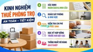 Ký túc xá hay phòng trọ? Đâu là lựa chọn phù hợp với sinh viên 9 Kinh nghiệm thuê phòng trọ sinh viên an toàn, tiết kiệm