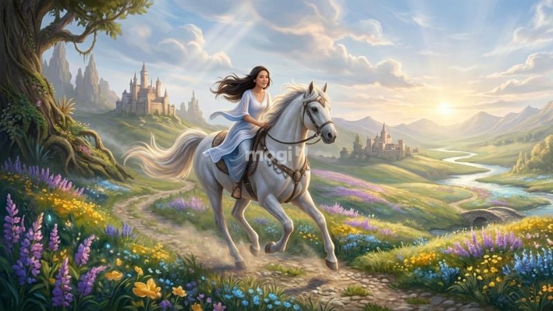 Mơ thấy cưỡi ngựa trắng dự báo những áp lực sắp được giải tỏa