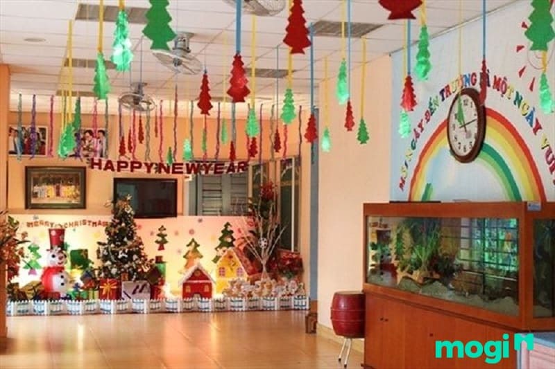 Trang trí Noel cho lớp học