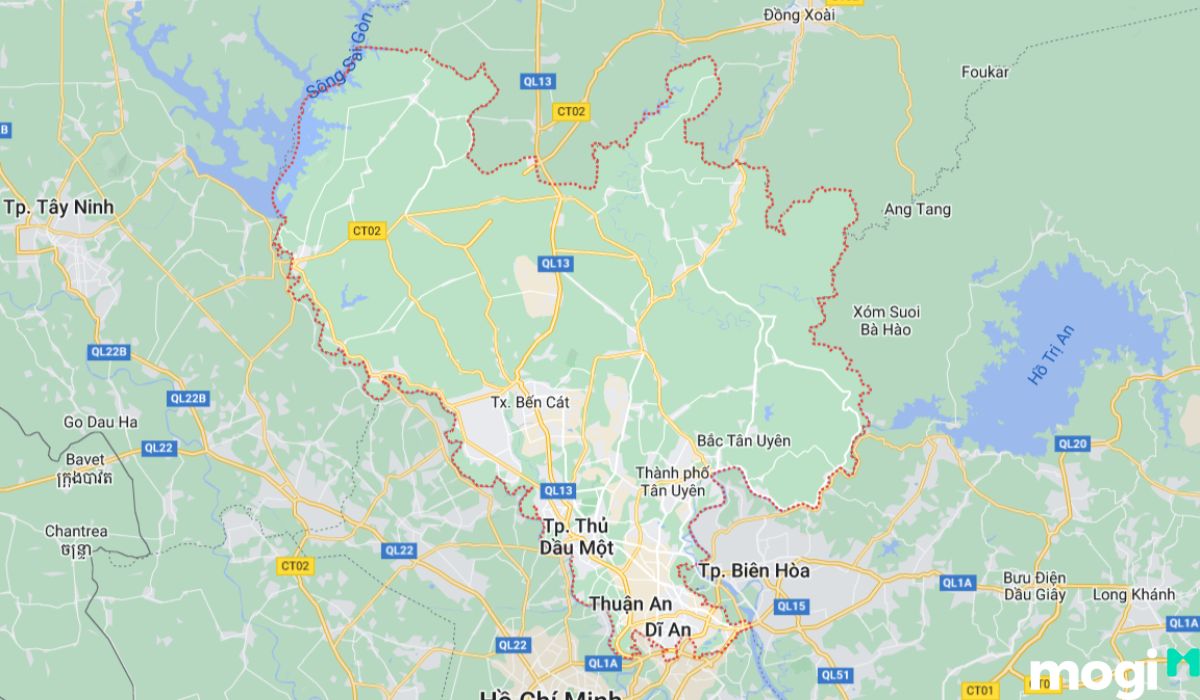 Vị trí địa lý Thuận An