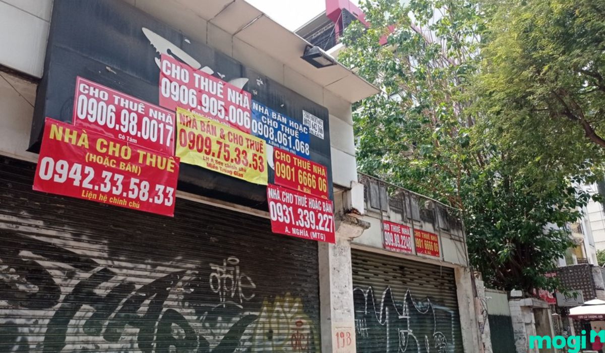 Cho thuê mặt bằng phường Bến Thành