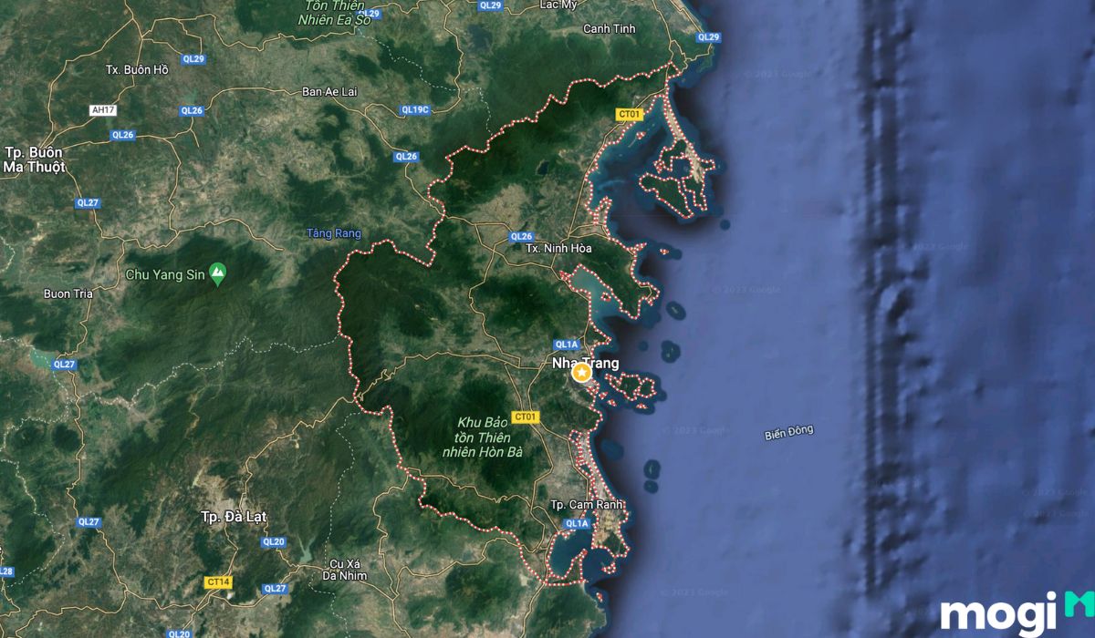 Diện tích và dân số tỉnh Khánh Hòa
