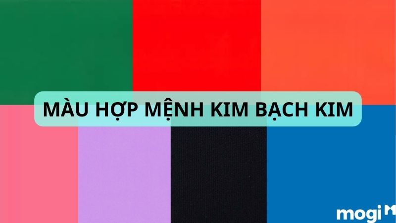 Màu hợp với Kim Bạch Kim