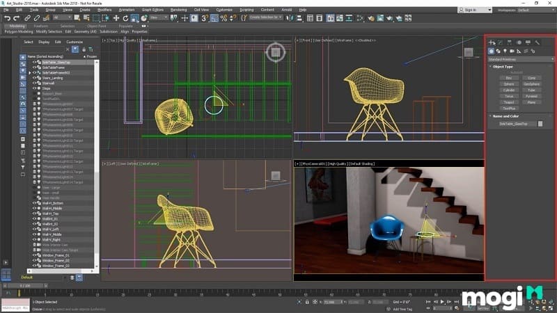 Phần mềm thiết kế nội thất online Autodesk 3Ds Max