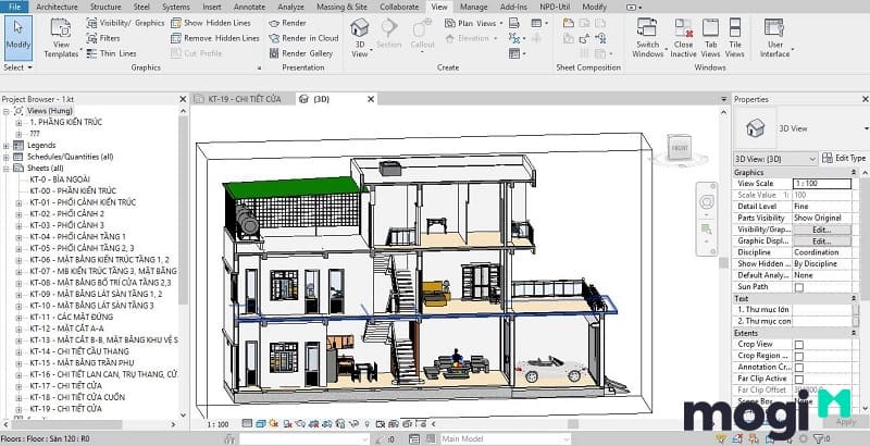 Phần mềm thiết kế nội thất online Autodesk Revit