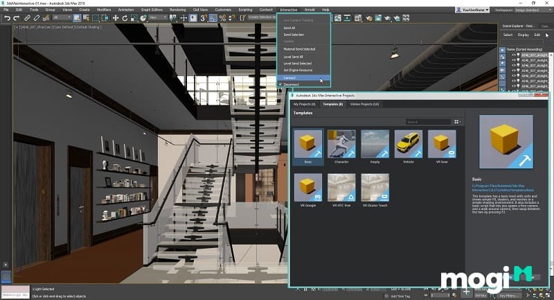 Phần mềm thiết kế nội thất online Autodesk 3Ds Max