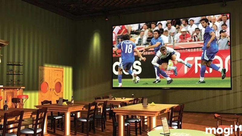 Thiết kế nội thất quán cafe xem bóng đá