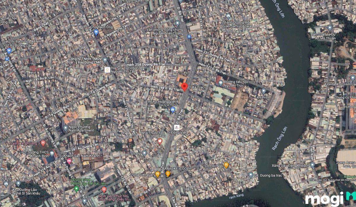 Bản đồ đường Dương Bá Trạc