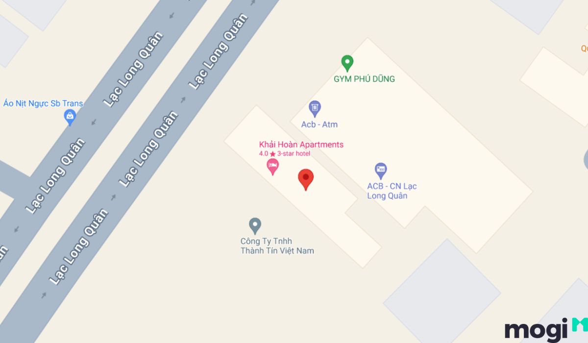 Vị trí của căn hộ Khải Hoàn