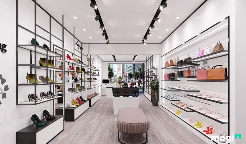 Vì sao nên chọn mẫu thiết kế cửa hàng giày dép nhỏ