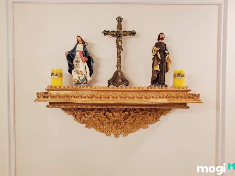 Mẫu thiết kế bàn thờ chung cư Công giáo