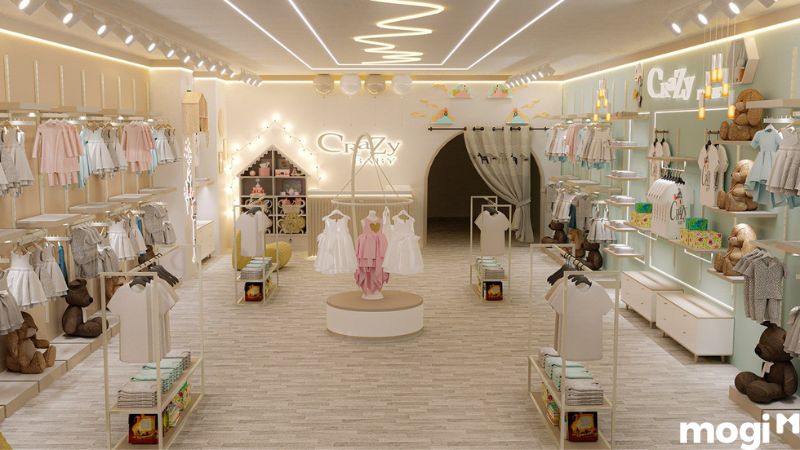 Tổng hợp các mẫu thiết kế shop mẹ và bé đa dạng phong cách