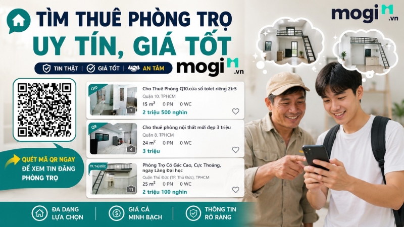 Tải mẫu hợp đồng thuê phòng trọ mới & Lưu ý khi viết 5 Xem tin cho thuê phòng trọ uy tín, giá tốt tại Mogi.vn
