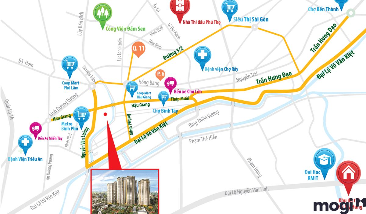 Tiện ích ngoại khu dự án